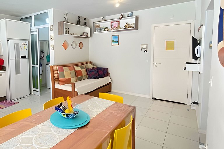 Espaço Garden em meio as águas piscinas e mar