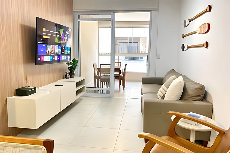 Espaço de lazer, Piscina/praia e academia