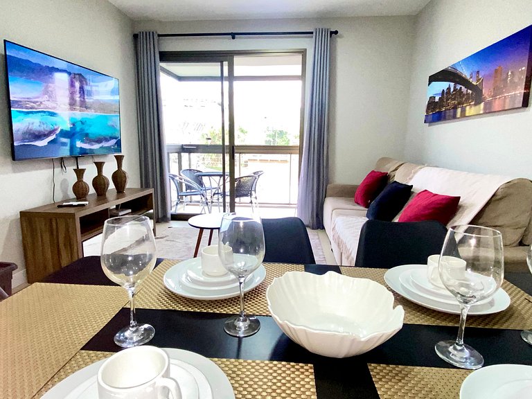 Apê em Residencial frente mar Praia dos Ingleses