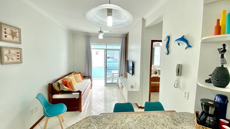 Praticidade e conforto à 1 quadra da praia&piscina