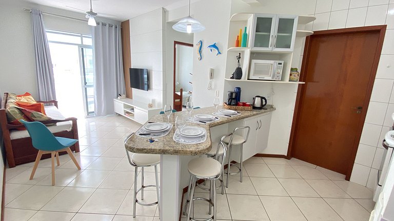 Praticidade e conforto à 1 quadra da praia&piscina