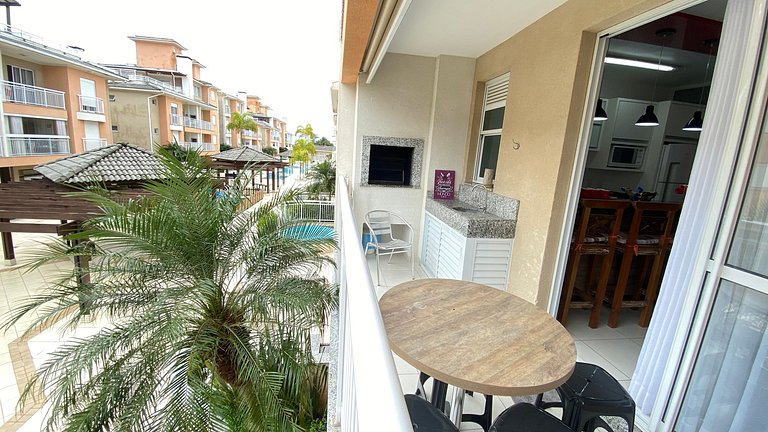 Adorável apê c/piscina suas férias Praia dos Ingleses!