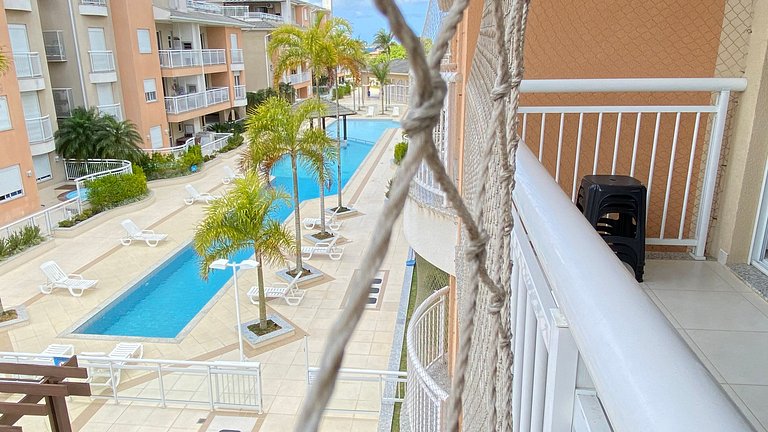 Seguro e confortável passos da praia c/piscina