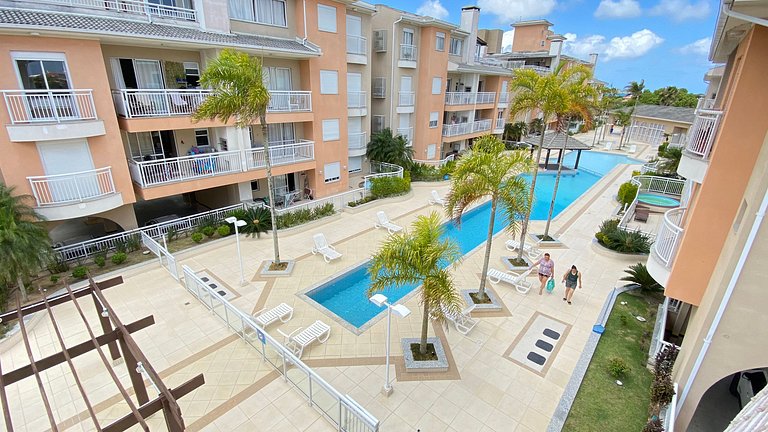 Seguro, confortável passos da praia c/piscina