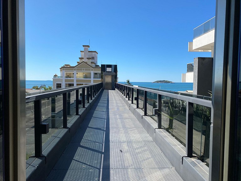 Res.Vista Mar+ 2 Piscinas: Aquecida e Infinita-Ingleses