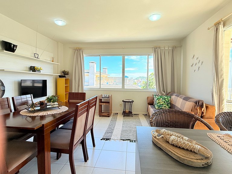 Cobertura c/ Piscina Privativa passos da praia