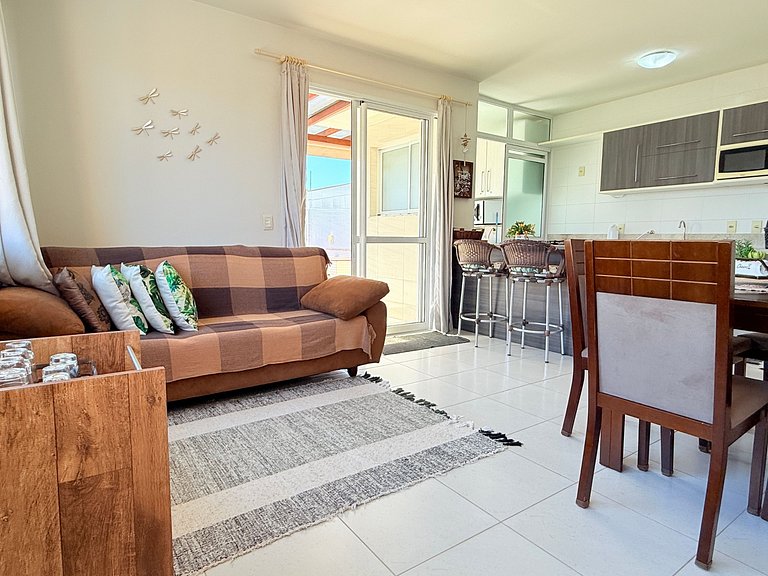 Cobertura c/ Piscina Privativa passos da praia