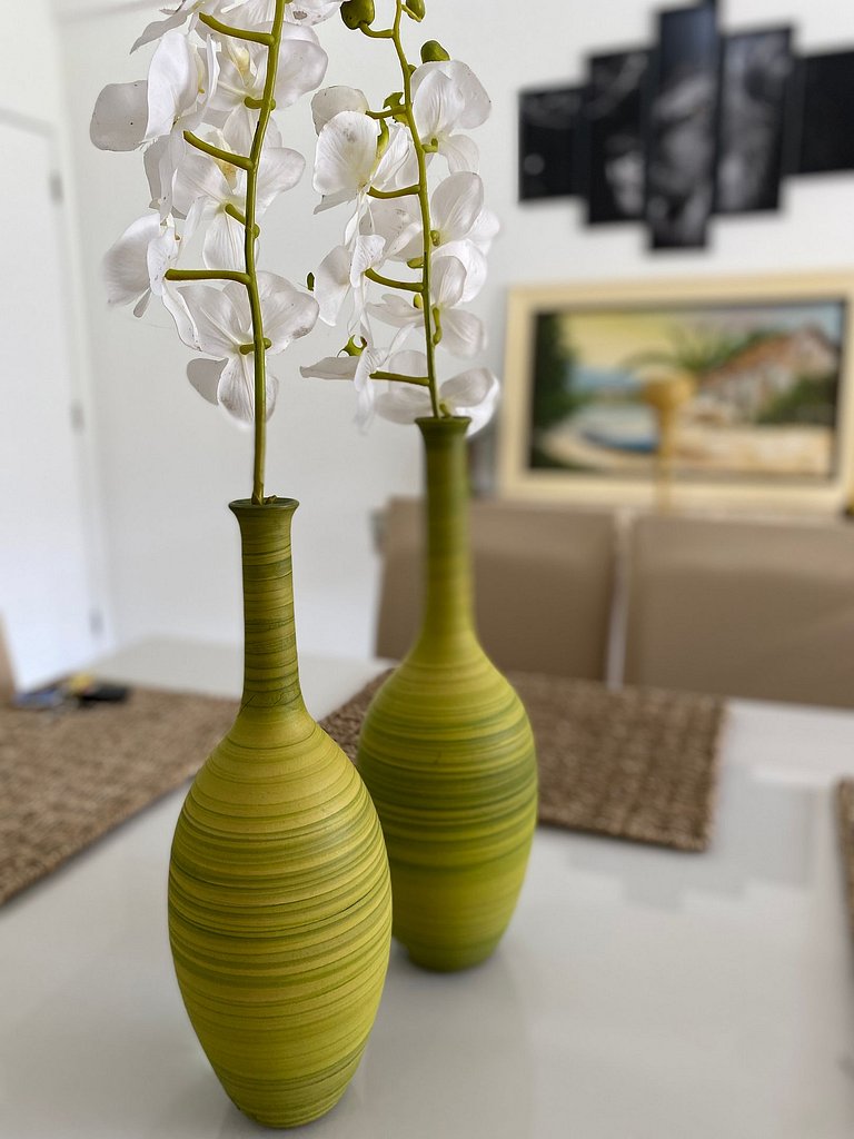 Praia e sossego, apê entre o mar e a montanha