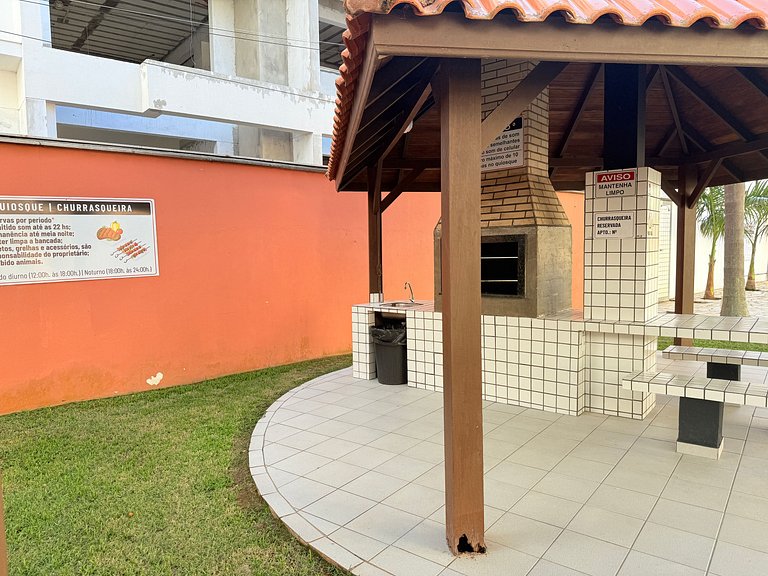 Caminhe 150 m até a praia, volte p/piscina e quiosque com ch