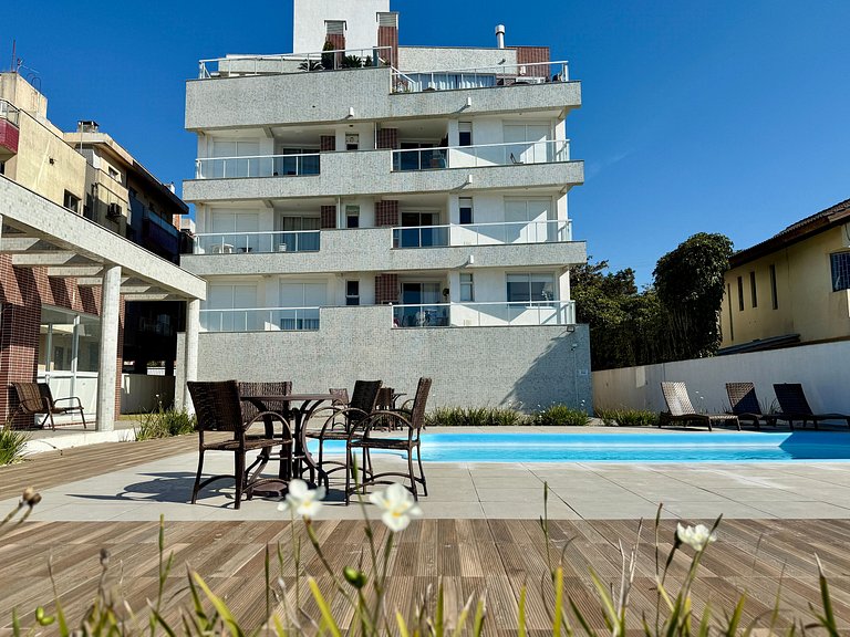 Apê Beira-Mar Exclusivo c/ Piscina – Ingleses