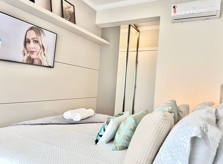 Apê c/ 2 suítes em residencial beira Mar c/piscin