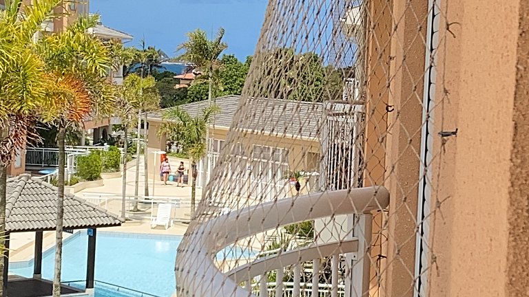Seguro e confortável passos da praia c/piscina
