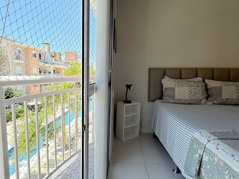 Seguro, confortável passos da praia c/piscina