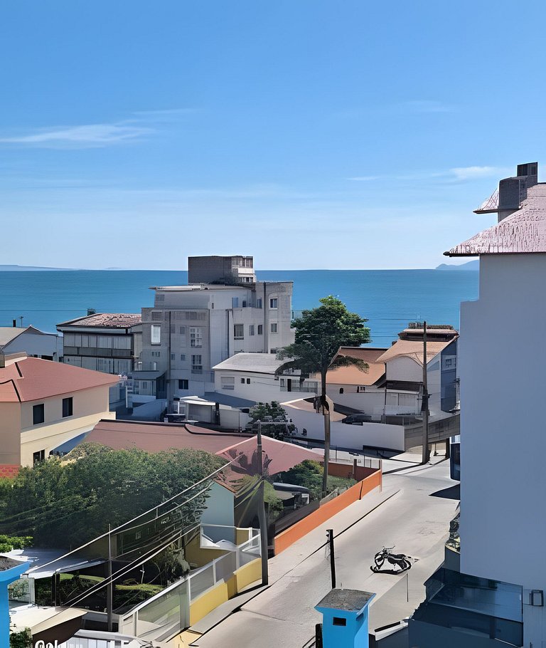 Ótimo Ap 40m praia c/piscina, vista mar e 1 vaga