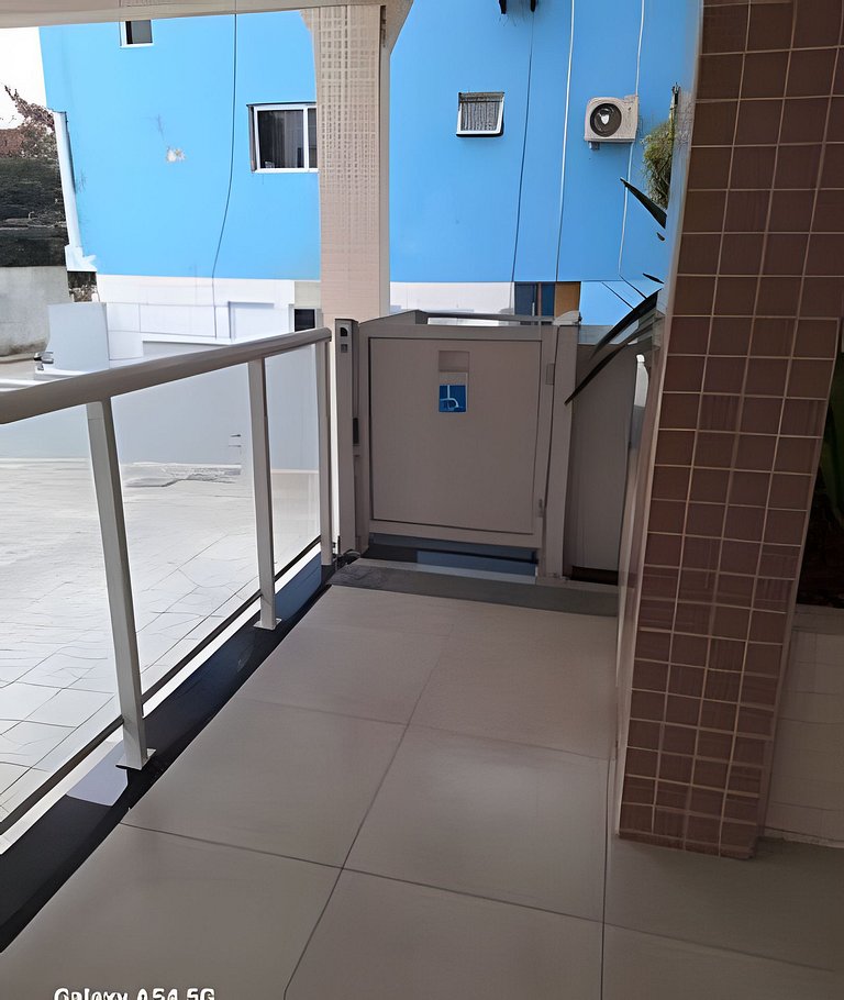Ótimo Ap 40m praia c/piscina, vista mar e 1 vaga