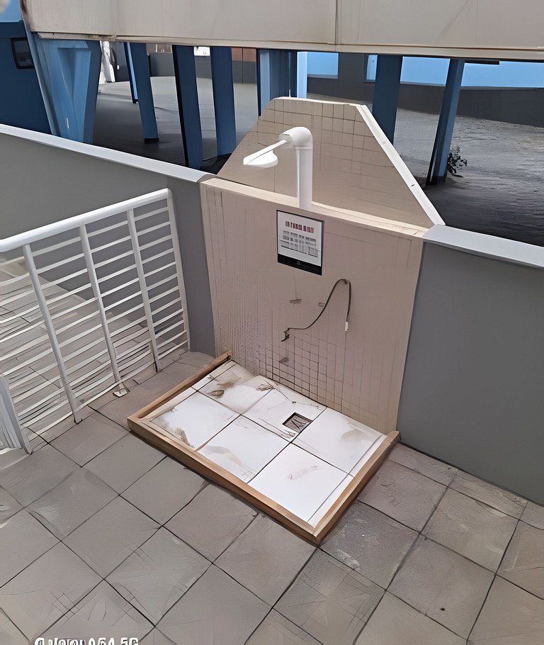 Ótimo Ap 40m praia c/piscina, vista mar e 1 vaga