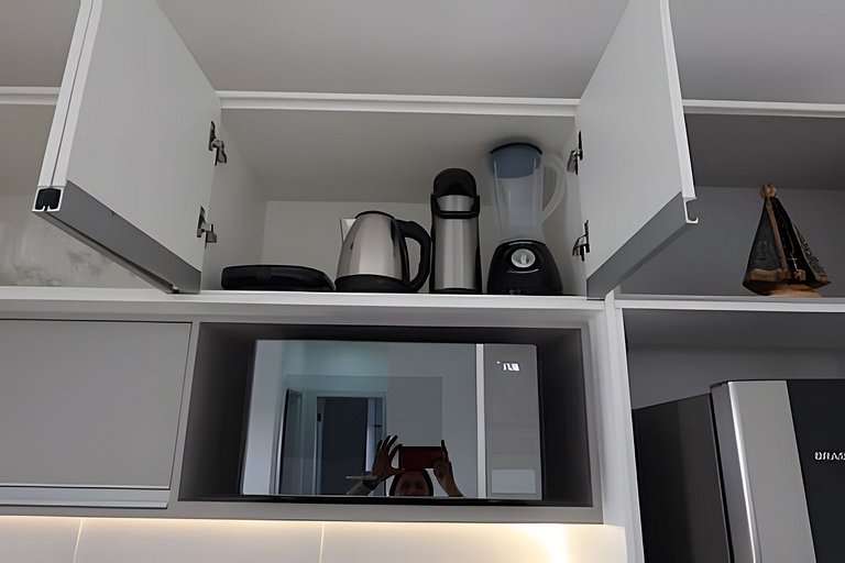 Apto Premium c/Piscina rooftop, 240m Praia
