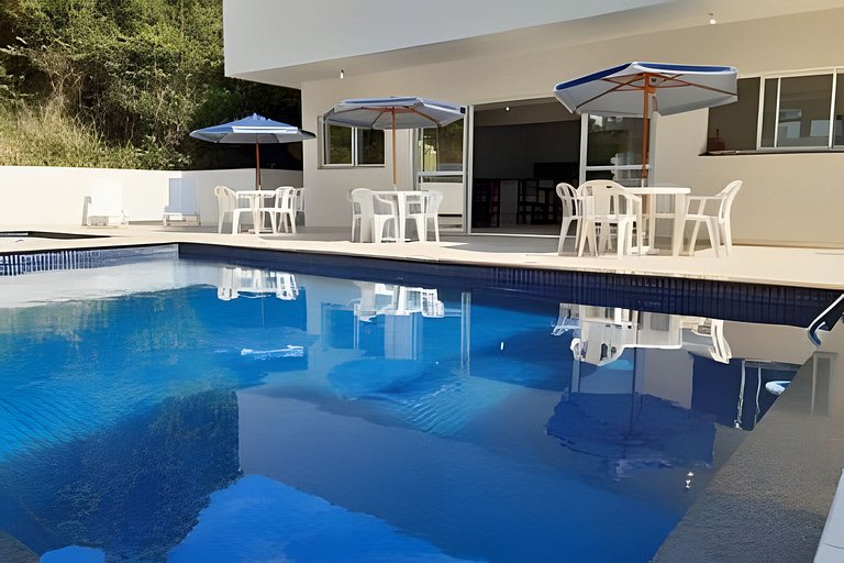Lindo Apto 40m do mar c/piscina 1 vaga garagem