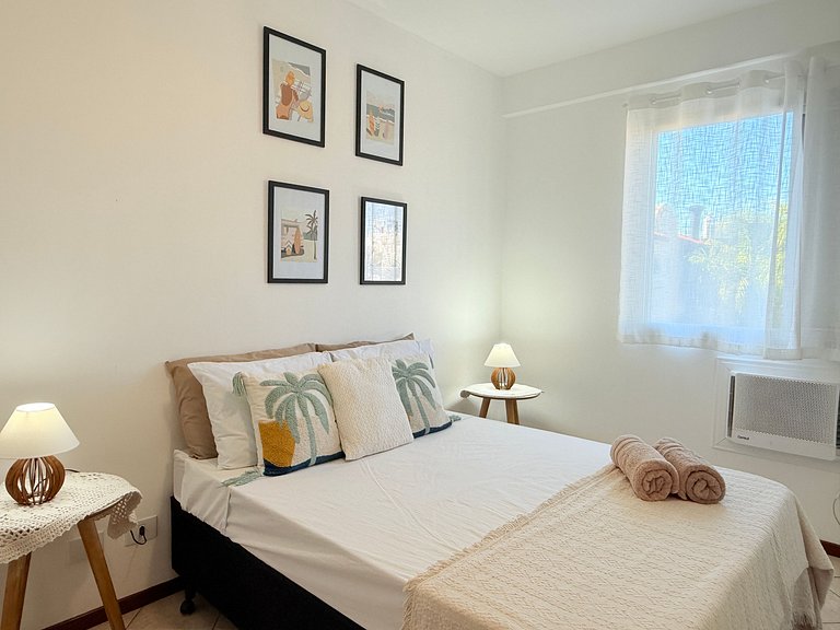 Refúgio familiar c/quiosque, piscinas e praia