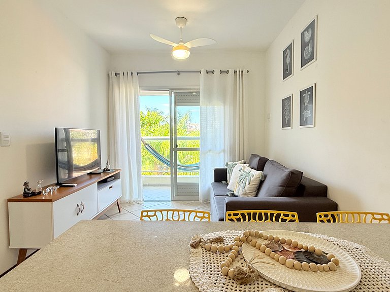 Refúgio familiar c/quiosque, piscinas e praia