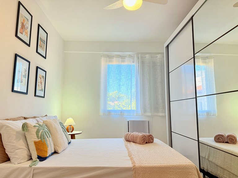 Refúgio familiar c/quiosque, piscinas e praia