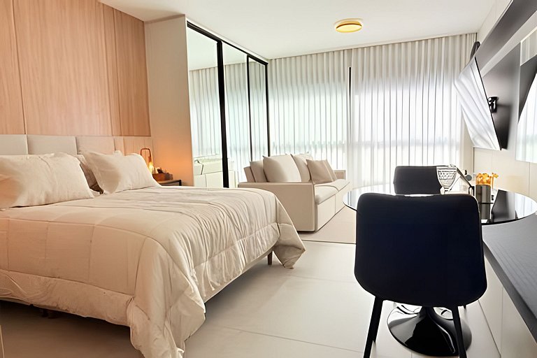 Estudio moderno e cheio de estilo-polo tecnológico