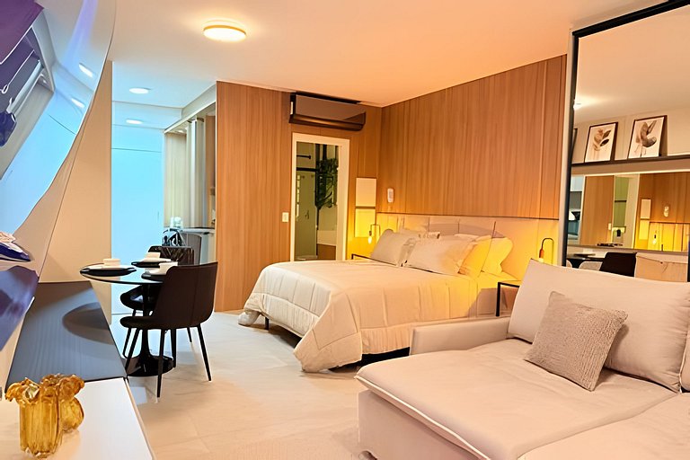 Estudio moderno e cheio de estilo-polo tecnológico