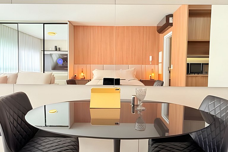 Estudio moderno e cheio de estilo-polo tecnológico