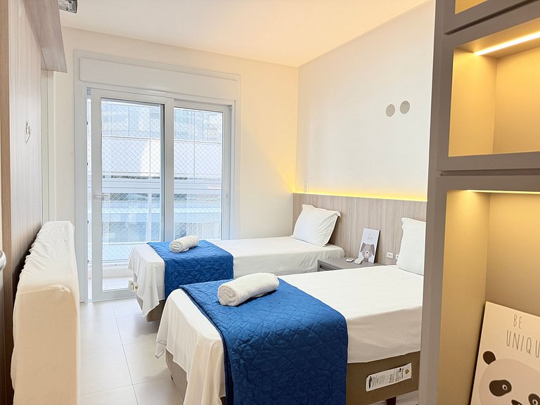 Você na praia c/ Vistas e Piscinas deslumbrantes