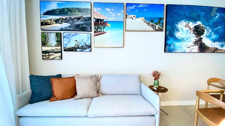 Vista de Cinema do mar + Praia aos pés