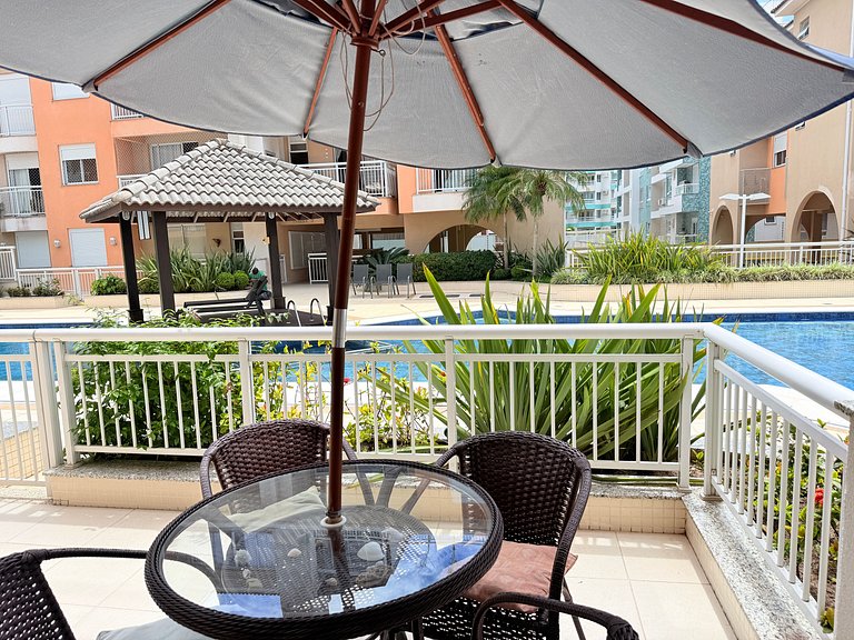 Ground floor apartment, between swimming pools, sun and beac