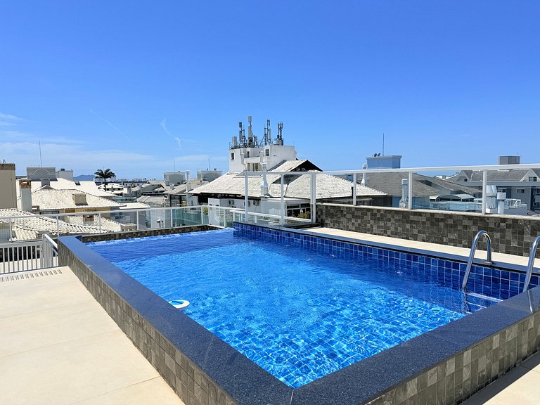 Apto Premium c/Piscina rooftop, 240m Praia