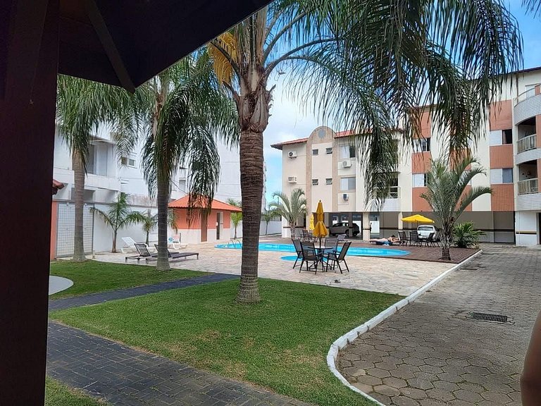 Refúgio familiar c/quiosque, piscinas e praia