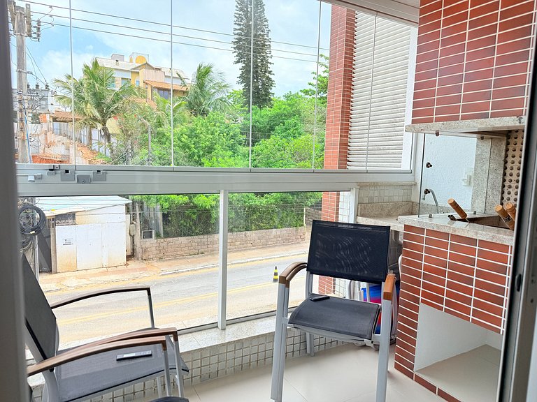 Apê c/ 2 suítes em residencial beira Mar c/piscin