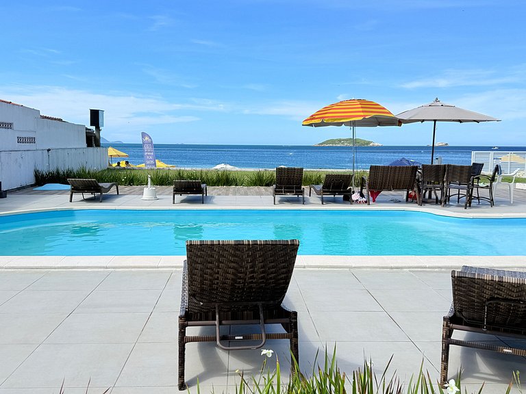 Praia & Piscina - Residencial pé na areia