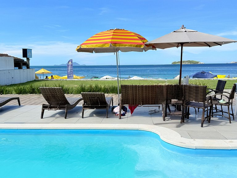 Seu refugio de férias à beira-mar c/ piscina
