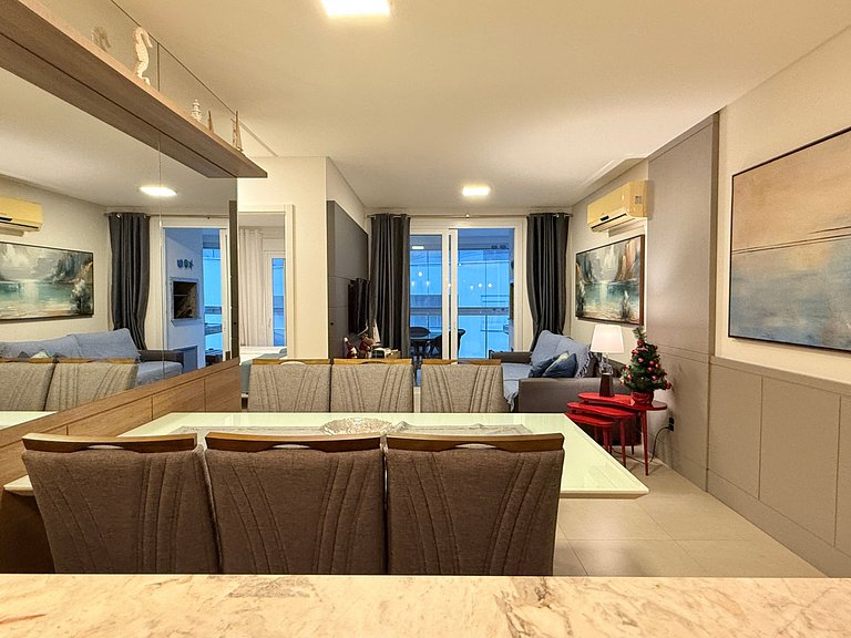 Apê c/ Vista do mar e piscinas fascinantes