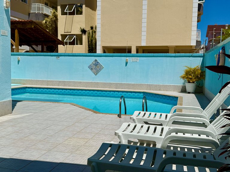 Praticidade e conforto à 1 quadra da praia&piscina