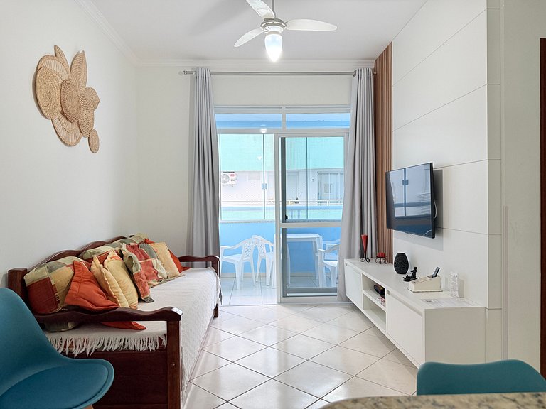Praticidade e conforto à 1 quadra da praia&piscina